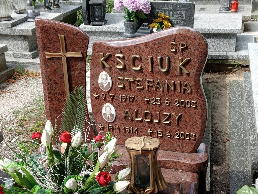 Stefania Kściuk 1917 Tychy św. Marii Magdaleny - Grobonet - Wyszukiwarka osób pochowanych