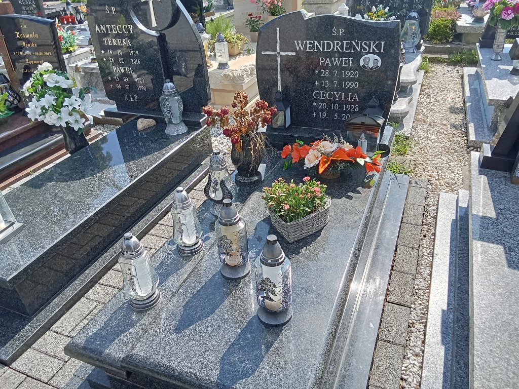 Grób Cecylia Wendreńska 
