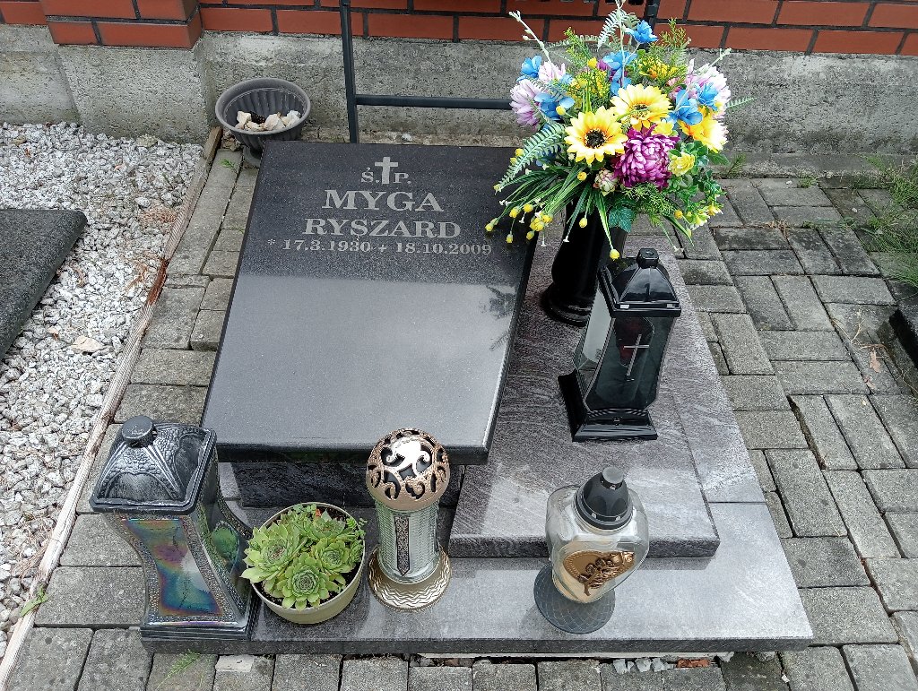 Grób Ryszard Myga